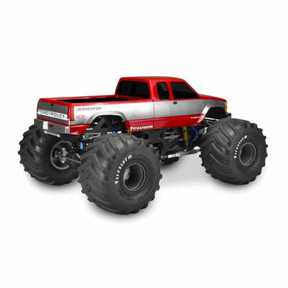 JConcepts Inc. 1988 Chevy Silverado Ext Cab MT Clear Body 13WB JCO0339 Car/Truck Bodies Wings & Decals