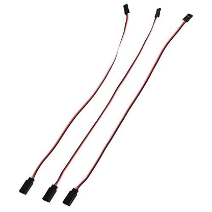10pcs RC Airplane Car Servo Extension Cord Lead Cable 30cm 3-pin Male to Female