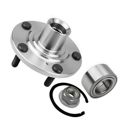 Detroit Axle - Front 2pc Wheel Bearing Hub Kit for 07-10 Ford Edge | Lincoln MKX, Wheel Bearing & Hub Driver Side CV Axle 2007 2008 2009 2010 Replacement - size: 2WX42302/Pair