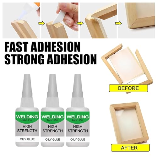 Welding Glue, Welding High-Strength Oily Glue, Universal Super, Instant Bonding, Strong Adhesion, 50g.4pcs - color: Glue4pcs