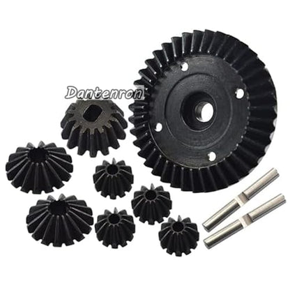 RC TT-02 Steel Differential Drive Gear Set Kit Upgraded Parts Compatible with Tamiya TT02 TT02B XV02 1/10 On Road Touring Rally Racing Drift Car Upgrade Parts