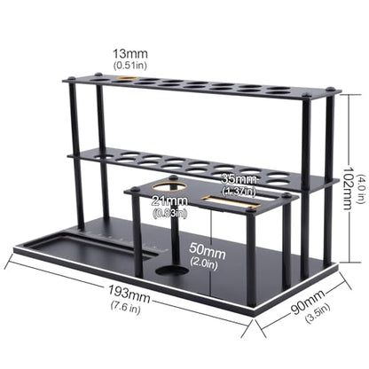 RC Car Tool Organizer (Unassembled) with Bulit-in Screw Tray Hobby Tools Storage Rack Kit Screwdriver Plier Holder for RC Models Car Quadcopters Drones Helicopters Airplanes Boats
