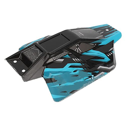 Car Body Shell for SCY 16201PRO 1/16 RC Car, PVC High Impact Resistance Remote Control Car Body Frame Replacement, Durable RC Shell with Exquisite Print and Precise Fit (Blue) - color: Blue