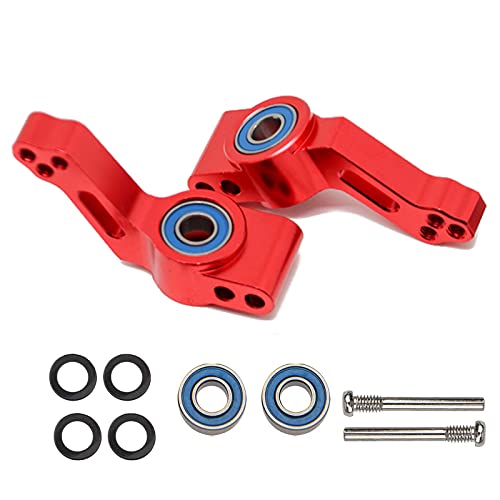 Alloy Rear Stub Axle Carriers for Slash 2wd Upgrades Rustler Bandit Stampede Parts of 3752(Pair),red - style: Rear Stub Axle-Red
