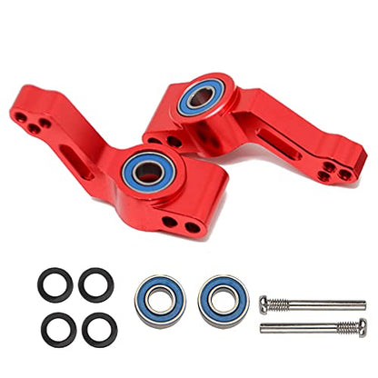 Alloy Rear Stub Axle Carriers for Slash 2wd Upgrades Rustler Bandit Stampede Parts of 3752(Pair),red - style: Rear Stub Axle-Red