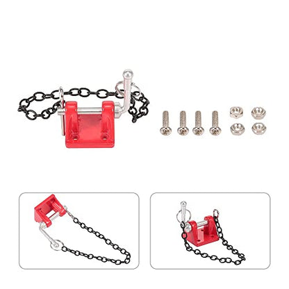 Replacement Part For Metal Tow Shackle Hook Set For 1/10 SCX10 CC01 D90 D110 TF2 RC Rock Crawler
