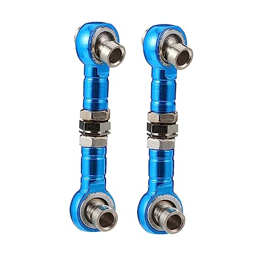 2pcs Rc Car Truck Steering Linkage Tie Rod Adjustable Nut Lightweight Soft Material