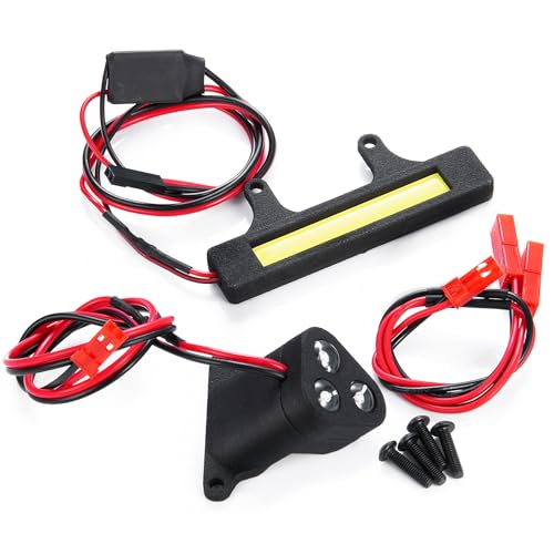1Set RC Car LED Light Kit, RC Front & Rear LED Lights Kits Headlight Taillight for 1/8 ARRMA Talion 6S Upgrade Parts