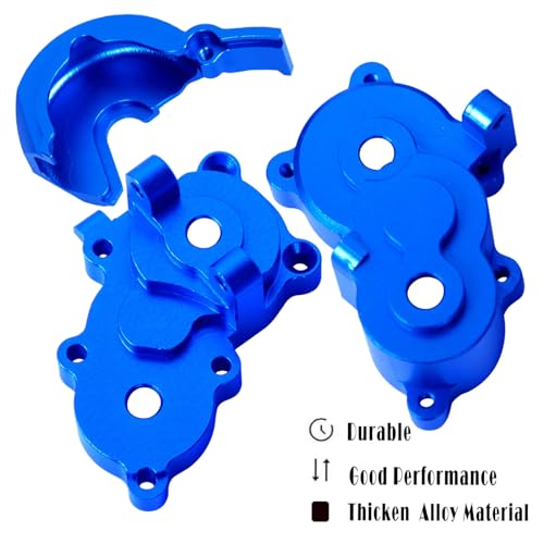 Center Gearbox Transmission Case Upgrades Part for 1/16 E-Revo/Mini Slash/Mini Summit,Aluminum Gearbox Differential Housings Hops Up,Navy Blue - color: Navy Blue/(for E-revo)
