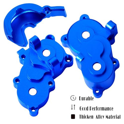 Center Gearbox Transmission Case Upgrades Part for 1/16 E-Revo/Mini Slash/Mini Summit,Aluminum Gearbox Differential Housings Hops Up,Navy Blue - color: Navy Blue/(for E-revo)