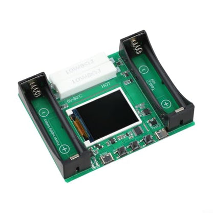 2 Channel for lipo for Battery Capacity Tester with Internal Resistance Meter - USB C Power Analyzer for RC Cars Drones 0-99999mAh