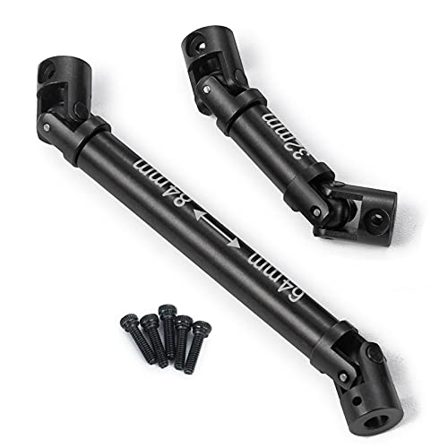 MORLORDY RC Metal Steel Drive Shafts Driveshafts 64+32mm for 1/24 RC Crawler Car SCX24 Upgrades AXI90081 Deadbolt Accessories