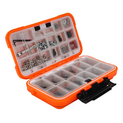 Drfeify RC Screw Kit, 537pcs Stainless Steel M3 M4 Screws, Hardware Set for 1/8 1/10 /12/16 Cars Trucks