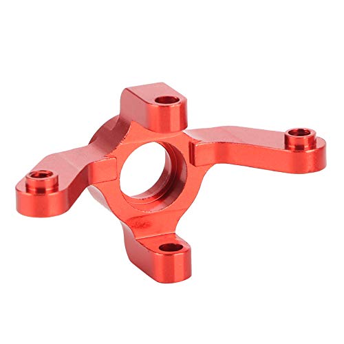 Steering Arm Hub Carrier for REDCAT 1/10 XTE RC Car, Aluminum Alloy Bearing Carrier Steering Knuckle Hub Mount, Durable RC Axle Carrier with Screws and Bearings, Replac (Red) - color: Red