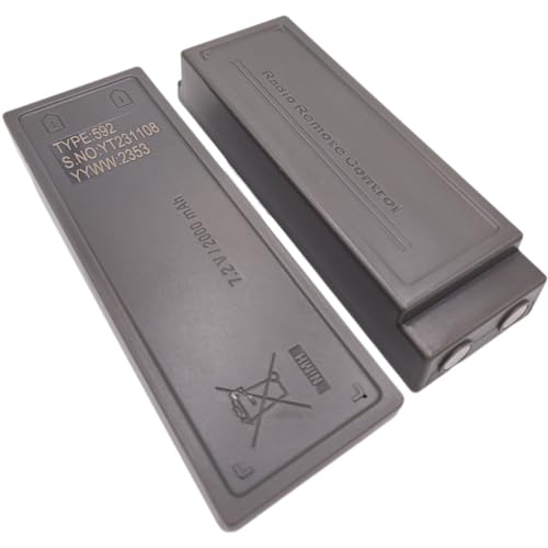 (4*Battery+1*Charger) 110V to 240V Scanreco 434 Battery Charger with 4Pcs 7.2V Scanreco RSC7220 13445 NiMH 592 Battery for Scanreco 590 592 960 EEA2512 Palfinger EEA2512 RC400 Batteries