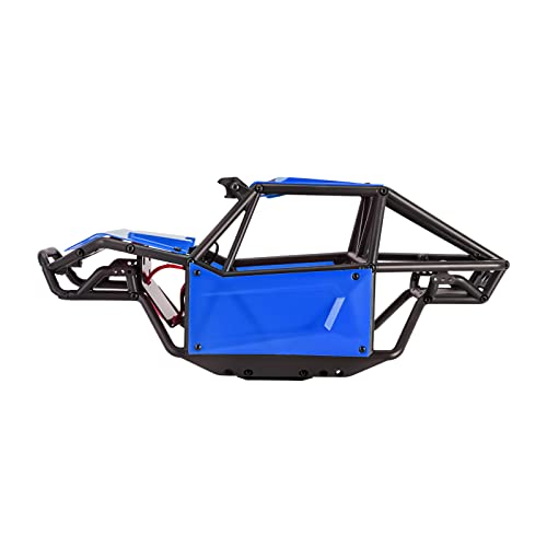 INJORA Nylon Rock Buggy Roll Cage Body Shell Chassis Kit for SCX10 II 90046 UTB10 1/10 RC Crawler Upgrade Parts (Blue) - color: Blue