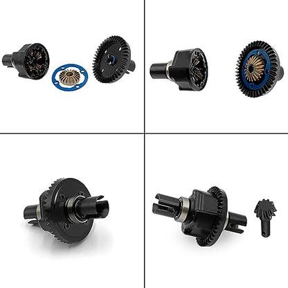 Steel Diff Gear 10T 43T Front Rear Transmission Differential Gears for Tra-xxas 1/8 Scale 4WD Sledge