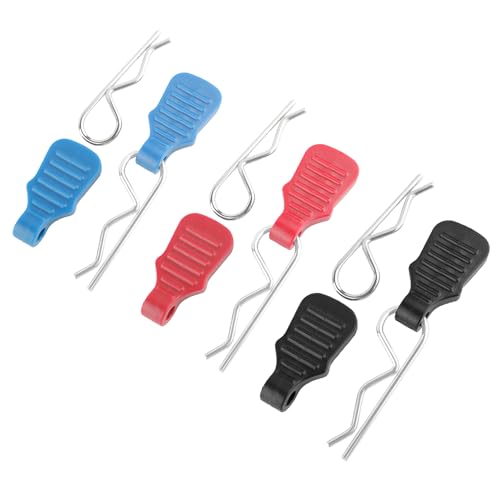60 Pieces 1.2mm Universal RC Body Clips with Pull Tabs Car Clips RTR Clip Pins H165 Assembly Spare Parts for 1:8 1:10 1:12 Scale Redcat HPI Himoto HSP Exceed RC Car Parts Truck Buggy - color: 1.2mm
