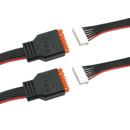 2Pcs JST-XH Balance Cable 2-6S 3S Lipo Battery Balance Charger Extend Expansion Plug Leads Adapter Conversion Line for RC Vehicles Lipo Battery Charging（50cm） - style: 2pcs 50cm