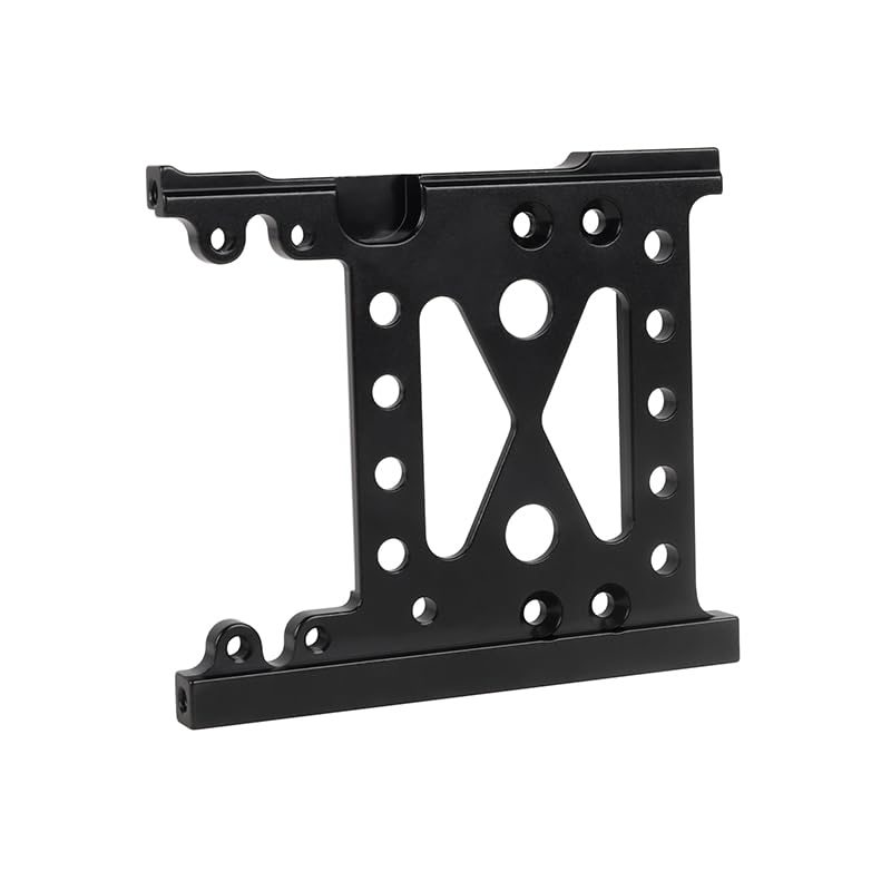 KYX Racing Aluminum Cross Member Bracket Fixed Seat Chassis Brace Upgrades Parts Accessories for 1/10 RC Crawler Car Axial SCX10 PRO