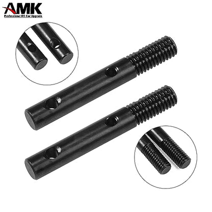Thicker UTB10 Portal Stub Axles Harden Steel Capra Drive Shaft 1/10 Scale Accessories for RC Rock Crawler Axial Capra 1.9 SCX10 III Upgrades(1 Set(2Pcs)) - color: 1 Set(2pcs)