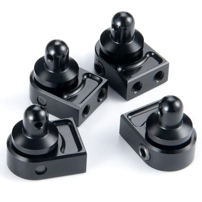 4pcs/Set Aluminun Alloy Body Post Mount Shell with Clips for SCX10 PRO-AXI03028 1/10 RC Car Upgrade