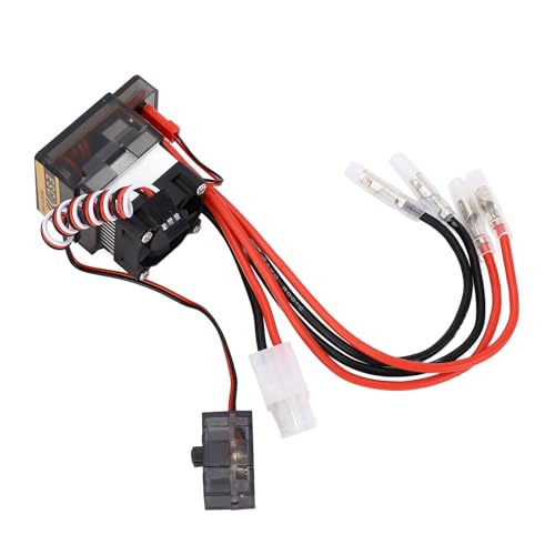 RC Brushed ESC, High Frequency Drive System with Multiple Safety Guard Brushed ESC for RC Car for 380 540 550 Brushed Motor