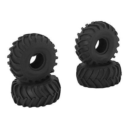 4PCS 1.0in Wheel Rubber Tires Anti Slip Better Grip RC Rubber Tyre for AXIAL SCX24 1/24 RC Crawler