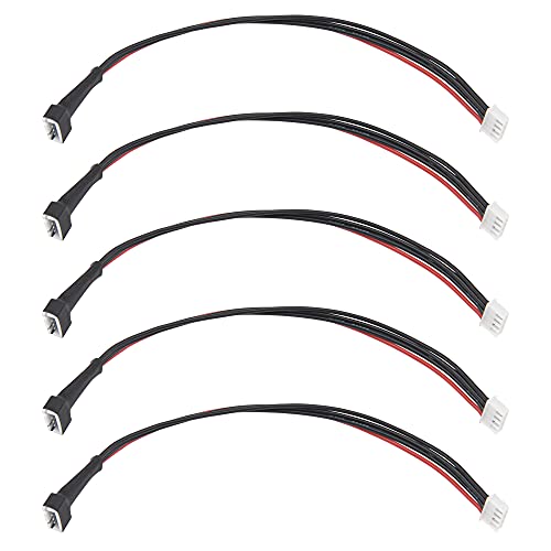 5Pcs ShareGoo 20CM JST-XH Balance Plug Charging Extension Wire Cable 22AWG for RC Car FPV Boat LiPo Battery Balance Charging (4Pin for 3S) - style: 4Pin for 3S
