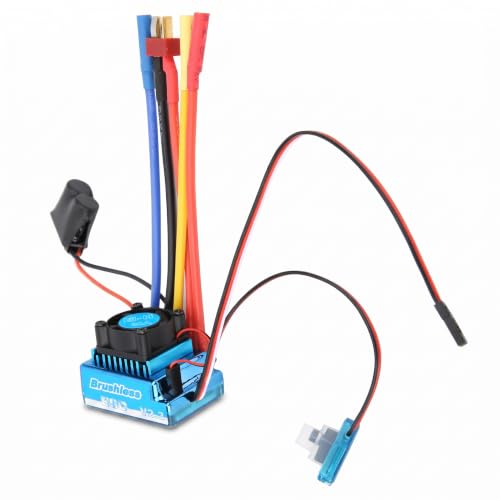 RC Car ESC, Brushless ESC, Electronic Components for Outdoor Use((80A)) - color: (80a)