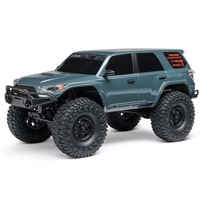 Axial SCX24 Toyota 4Runner 1/24 RC Truck, 4X4 RTR, Gray | , Brushed Rock Crawler, AXI-2035T2, Battery and Charger Included - color: Gray