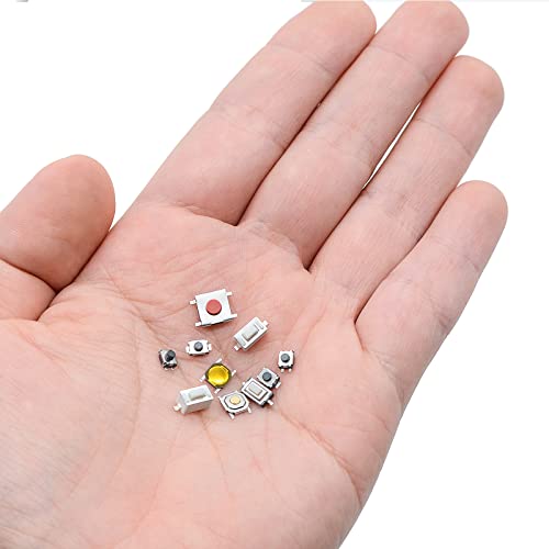 QTETAK 200 Pcs 10 Value Micro Momentary Tactile Push Button Switch Tact Assortment Kit | 10 Value, Includes 200 Pack - style: 200 Pcs 10 Value