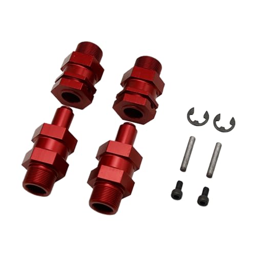Wheel Hex Drive Hub Adaptor 24mm Aluminum 4Pcs for 1/5 Scale Baja Buggy HPI Rovan Rofun Baja 5B 5T 5SC