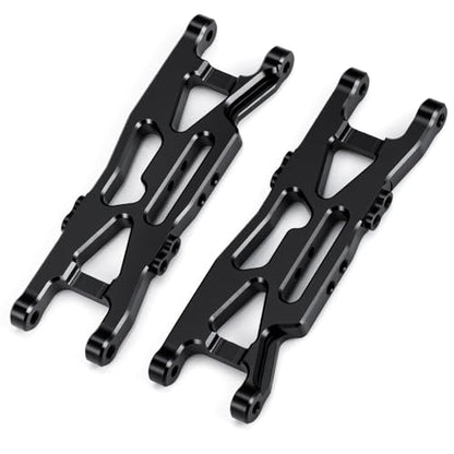 RC Car Aluminum Rear Lower Suspension Arms Multiple Hole Design Swing Arms Rear Lower A-Arms Set Compatible with Losi 1/18 Mini-T 2.0 2WD Stadium RC Truck Upgrades | Premium durable aluminum Performance Upgrade Simple Installation High precision CNC machi