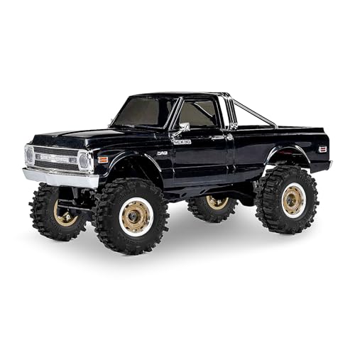 0.7" Aluminum Beadlock Wheels and Tires Set for 1/30 Axial SCX30 RC Crawler – Upgrade Parts (Bronze-296) - color: Bronze-296