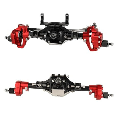 Axle Metal Complete Front and Rear Portal Axle with Gears Shaft for 1/10 RC Crawler Car Axial SCX10 & SCX10 II 90046 90047 CNC Upgrade Parts