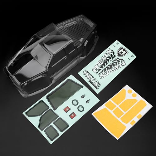 MEUS Racing Clear Body Shell for 1/10 Axial SCX10 Capra 1.9 UTB RC Crawlers, 2 PCS