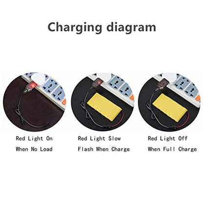 7.2V 700mAh Ni-Cd Rechargeable AA Battery Pack with JST Plug for HAK104 RC Stunt Master Car with USB Charge Cable