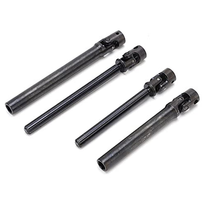Front Rear Drive Shaft, Stainless Steel Adjustable Drive Shaft Upgrade Parts for Axial RBX10 RYFT AXI03009 1/10 RC Cars