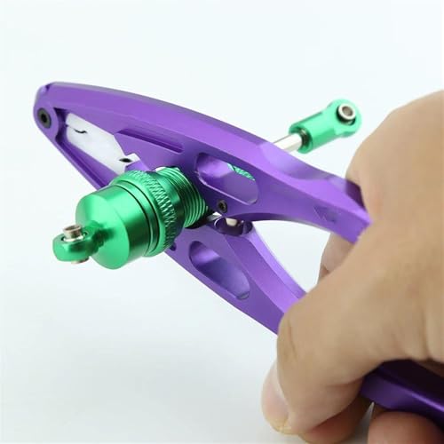RC Crawlers Components For Traxxas For Axial XV01 1/8 1/10 94111 1pc 6 IN 1 Metal Shock Absorber Pliers Rod Ball Clamp Multi-function Tool RC Crawler Car Parts(Purple) - color: Purple
