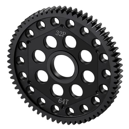 Steel Spur Gear 32 Pitch 64T RC Gears for Axial Yeti 90025 90026 | 90032 90038 SCX10 RR-10 Bomber RC Truck Upgrade Parts