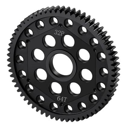 Steel Spur Gear 32 Pitch 64T RC Gears for Axial Yeti 90025 90026 | 90032 90038 SCX10 RR-10 Bomber RC Truck Upgrade Parts