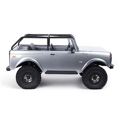 Redcat Racing Gen9 Scout 800A 1/10 Scale Trail RC Truck Crawler, 4WD Electric, 2-Speed Transmission, Portal Axles, Licensed International Body, Waterproof ESC, RTR Remote Control Truck - Graphite