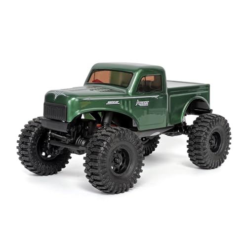 Redcat Racing Ascent 18 Brushless RC Rock Crawler – 4WD 1/18 RC Crawler with Portal Axles, High Steer Geometry, Waterproof ESC, LiPo Battery, RTR Hobby Grade RC Truck 4x4 - Green - color: Green