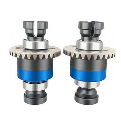2PCS 30T 0.8Mod Differential Set for ARRMA Granite Typhon Mojave GROM (Blue) | Metal,Front,Rear,1/18,1/14,ARA311177 ARA311177V2,Pre-Assembled,High Strength,Wear Resistant,Precision Fit - color: Blue