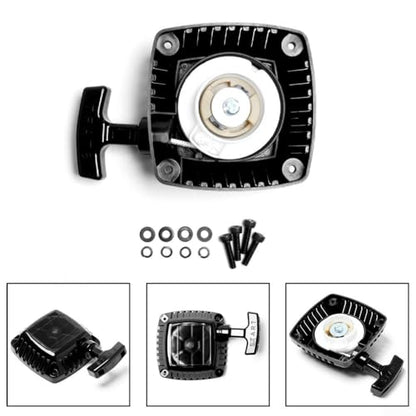Pull Start Starter for HPI Baja-5B/5T, Rovan, KM, Losi, CY23RC-CY29RC, GP290, for 1/5 Scale RC Car Engines 23cc-32cc Displacement