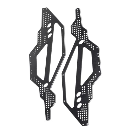 Alloy Frame Chassis Kit, Precision Aluminum Crawler Body Panels with Link Mounting Points, Stable Operation for SCX24 Remote Control Car
