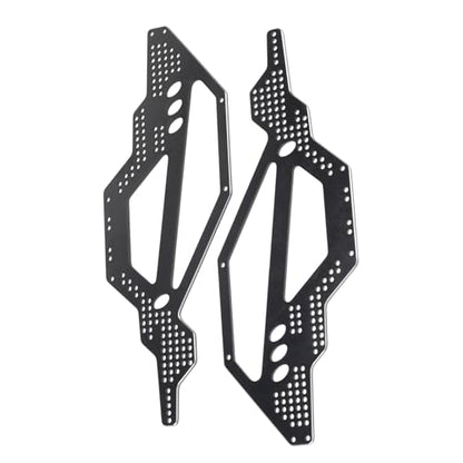 Alloy Frame Chassis Kit, Precision Aluminum Crawler Body Panels with Link Mounting Points, Stable Operation for SCX24 Remote Control Car