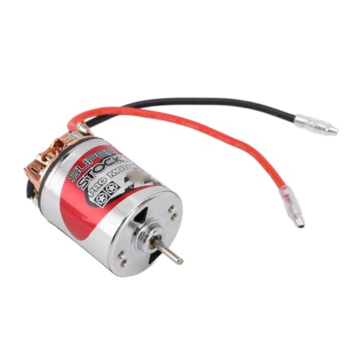 Bewinner 540 RC Brushed Motor High Torsion Replacement for 1/10 RC Car Stainless Steel and Copper 1 Unit (29T) - size: 29T