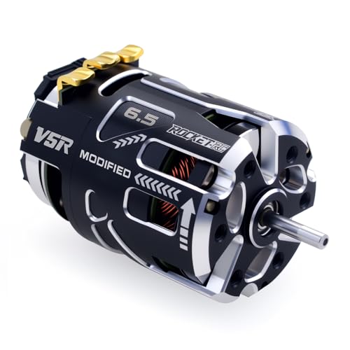 Surpass Hobby 540-V5R 6.5T Sensored Brushless Motor 6.5T RC Car Motor with Shaft 3.175 Modified Use for 1:10 RC Racing Car（Modified 6.5T） - style: MODIFIED 6.5T